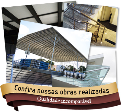 Obras Realizadas - Metalurgica em Salvador, Lauro de Freitas
